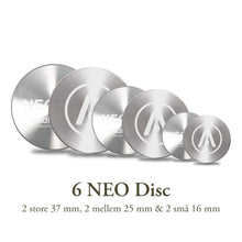 Indlæs billede til gallerivisning NEO Disc sæt med 6 NEO Discs, 2 store, 2 mellem, 2 små
